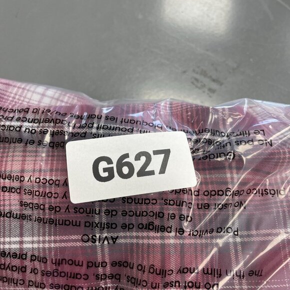 NWOT Blake Shelton Lands' End Men's XXL Plaid Button-Up Shirt Red & White - Picture 7 of 7